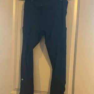 Lululemon Ruched Leggings with side pocket for phone